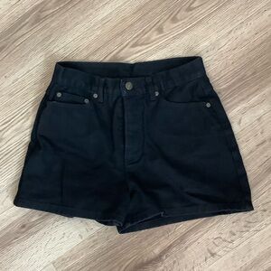 Vintage Newport News Black Jean Shorts